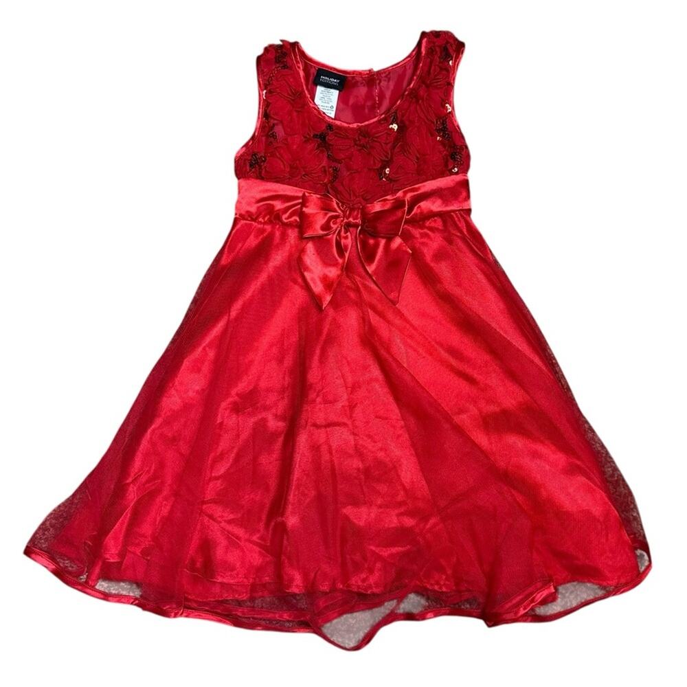 Holiday Editions Formal Elegant Red Dress Size XS 4/5